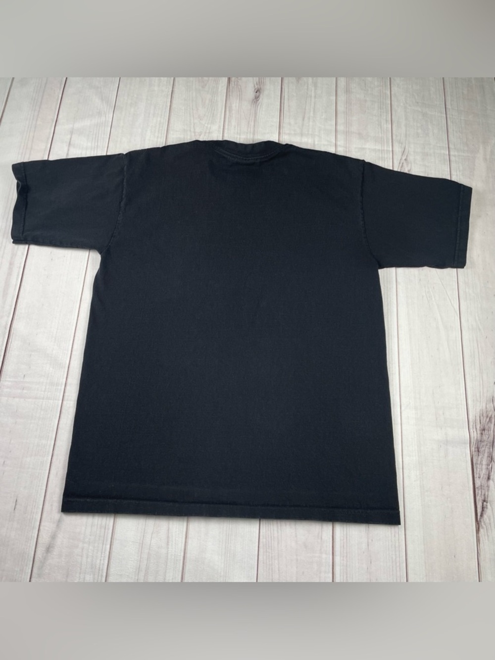 Vintage Pro Club T Shirt Mens L Black Crew Blank Tee Heavyweight Made in USA y2k - Picture 5 of 9